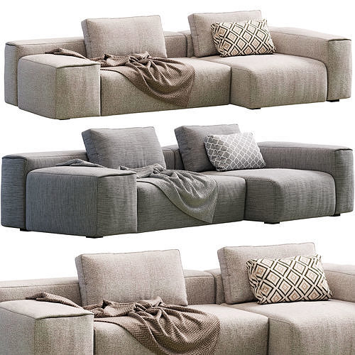 Sofa Pontone By Wendelbo 3D model