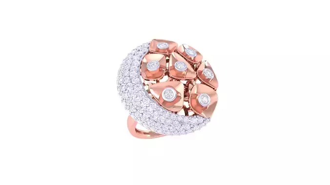 Women Fancy Stylish Ring 3dm STL OBJ FBX Renders Details