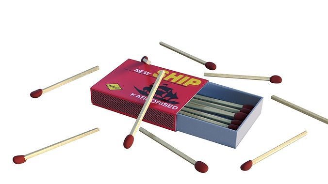 Matchbox box 3D model