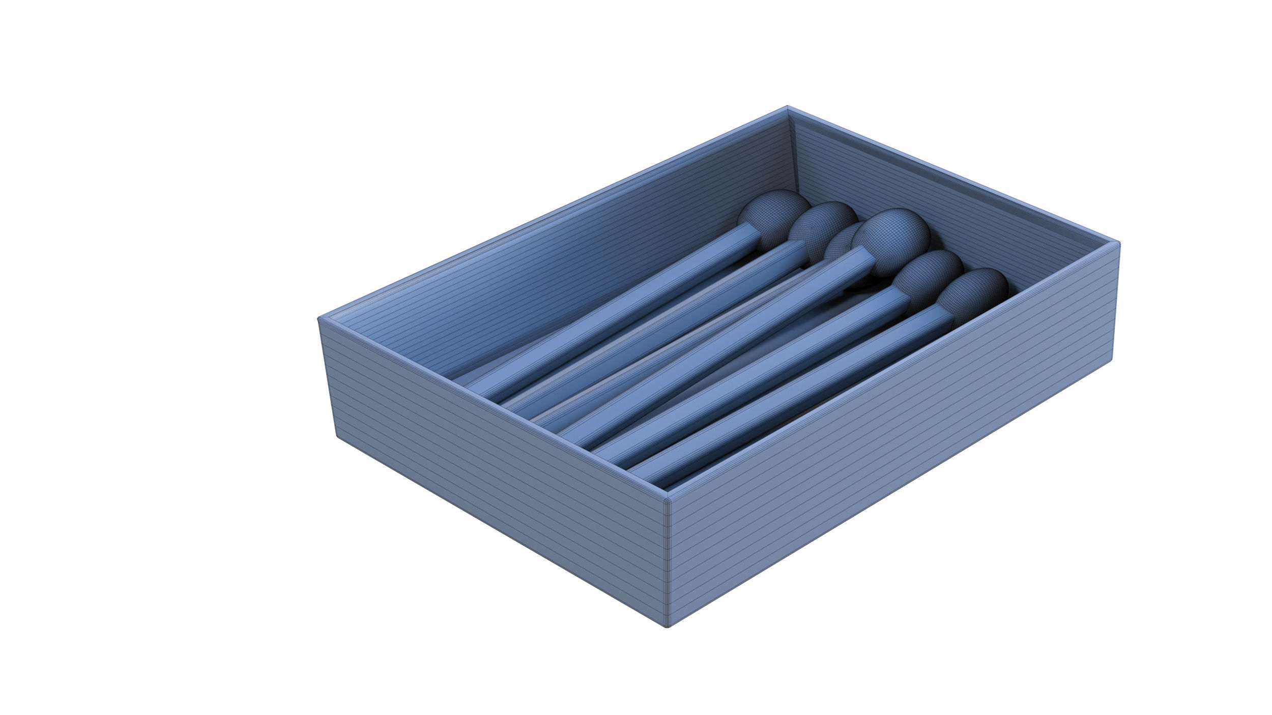 Matchbox box 3D model_29