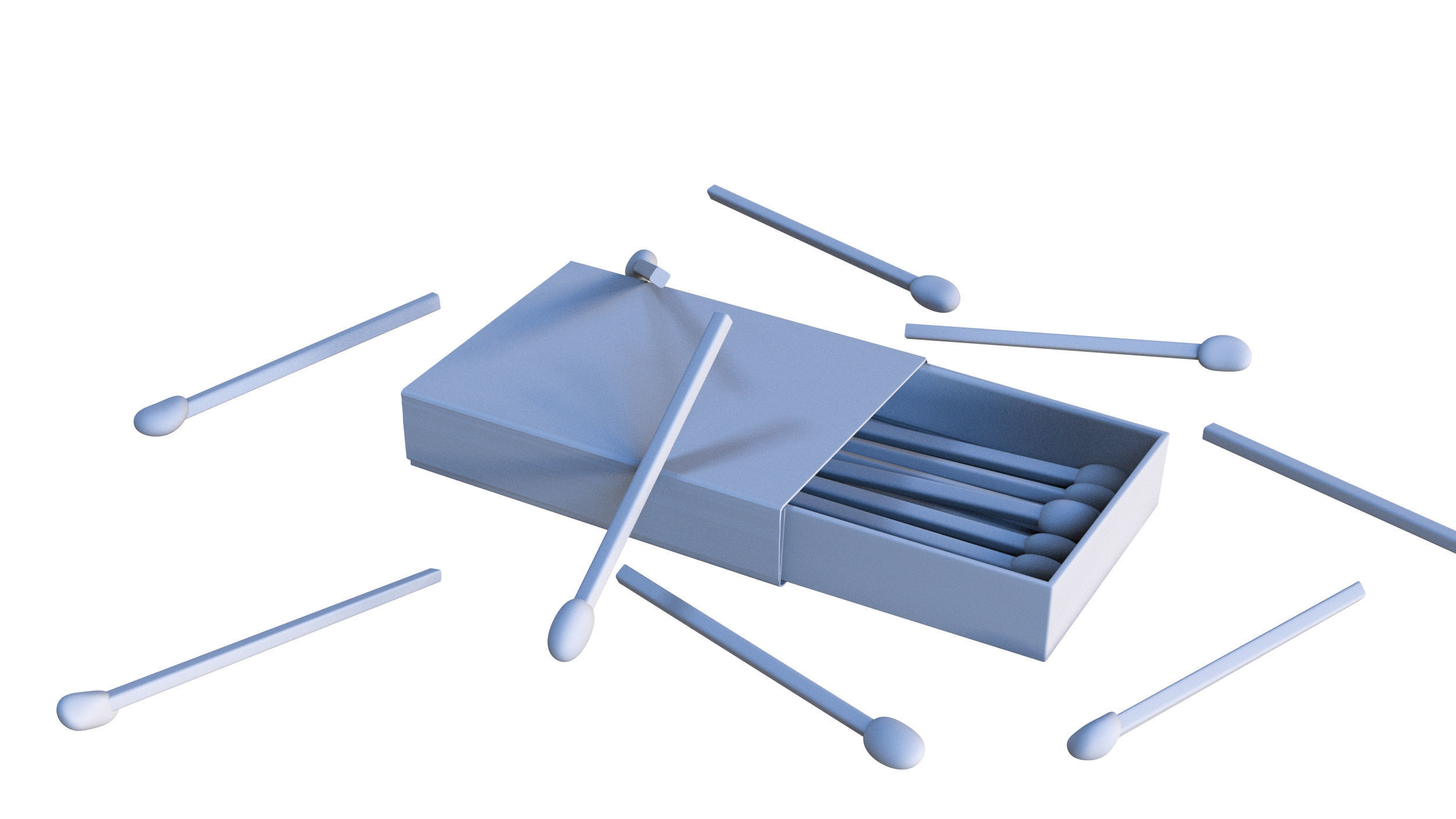 Matchbox box 3D model_17