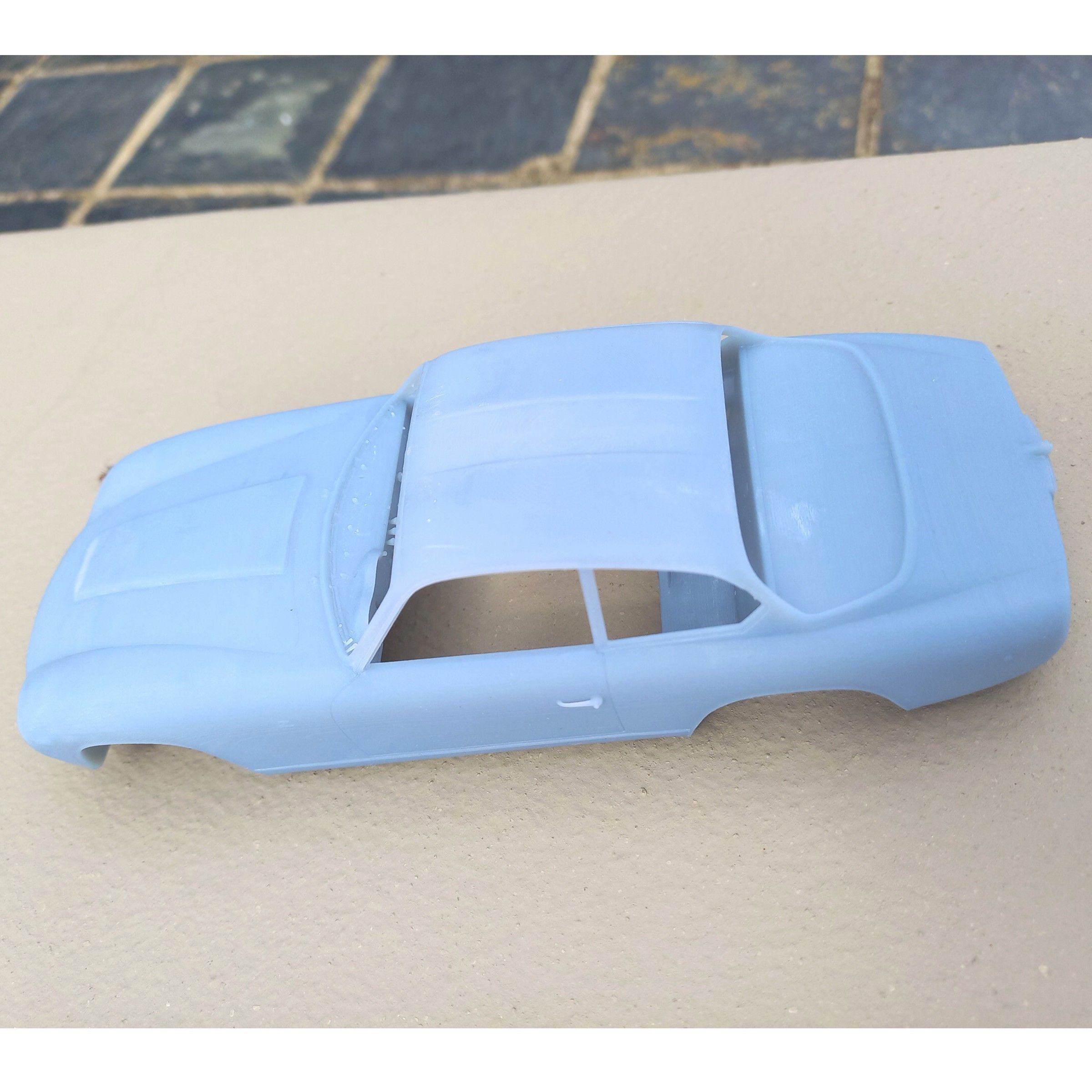 1966 Lancia Flaminia Zagato 1-24 Scale Model 3D print model_4