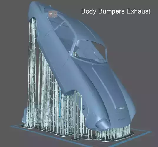 1966 Lancia Flaminia Zagato 1-24 Scale Model