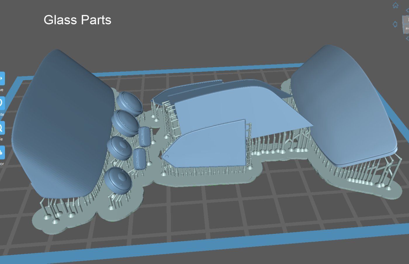 1966 Lancia Flaminia Zagato 1-24 Scale Model 3D print model_9