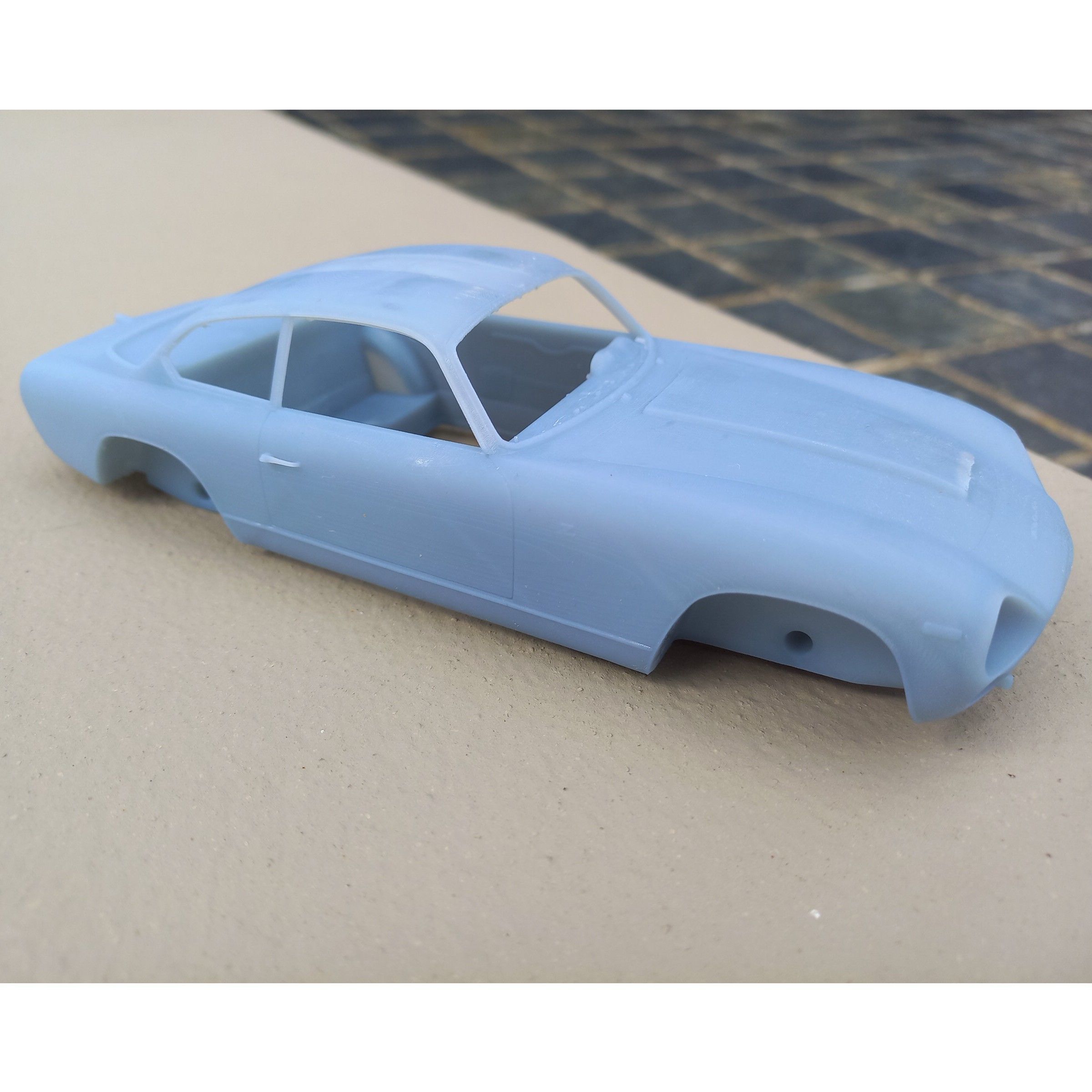 1966 Lancia Flaminia Zagato 1-24 Scale Model 3D print model_2
