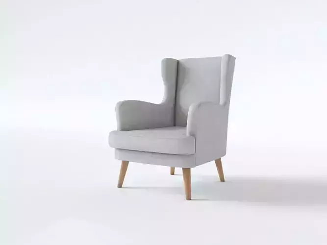 Fauteuil en tissu WILL coloris beige