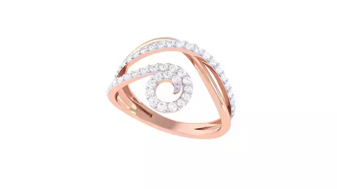 Engagement Double Band Ring 3dm STL OBJ FBX Renders Details