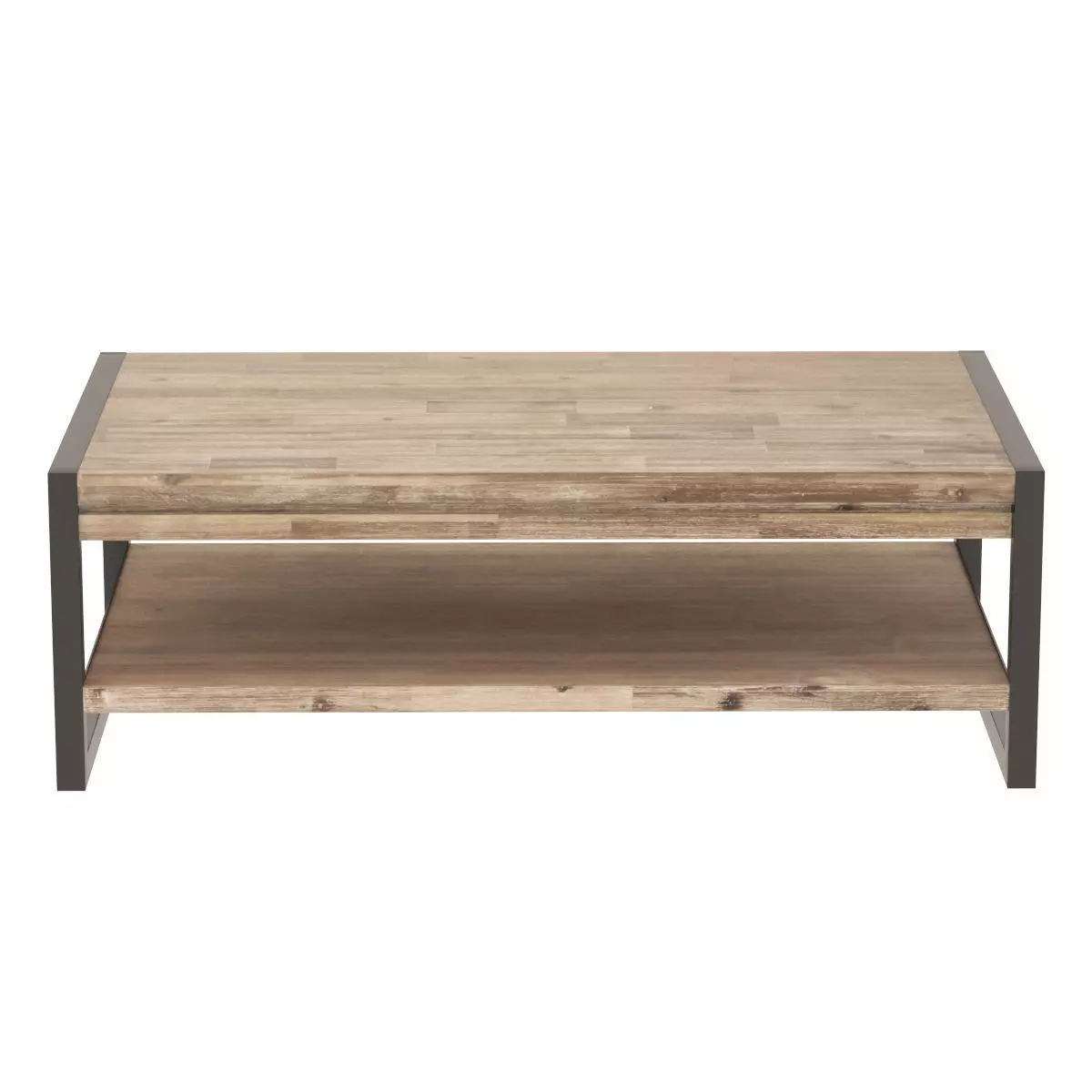 but Table basse rectangulaire Zara bois naturel 3D model_0
