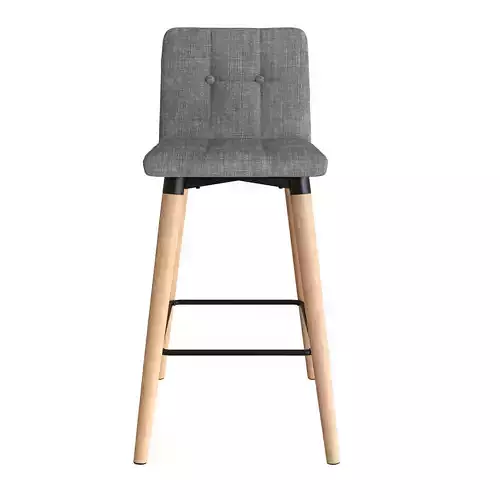 But Tabouret de bar MEVIK Gris clair 3D model
