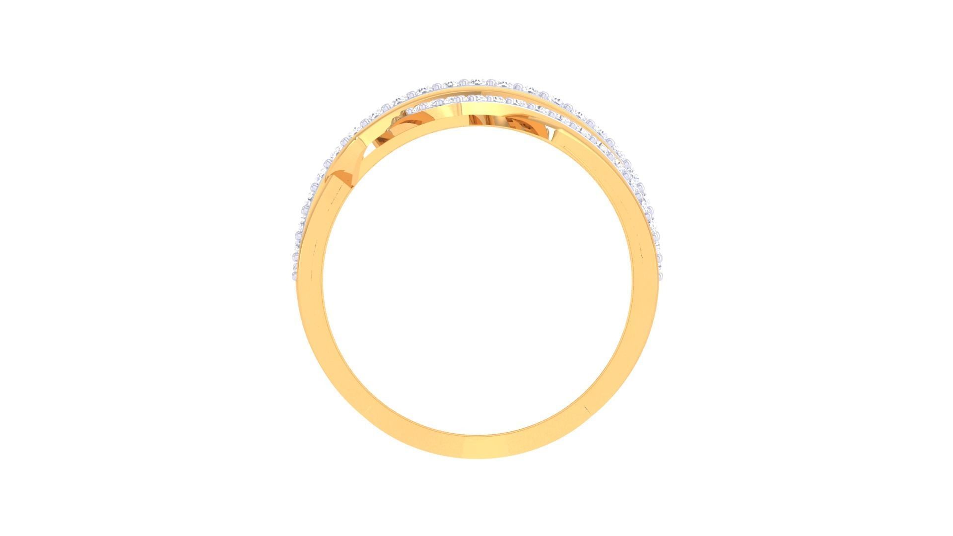 Engagement Band Ring 3dm STL OBJ FBX Renders Details 3D print model_4