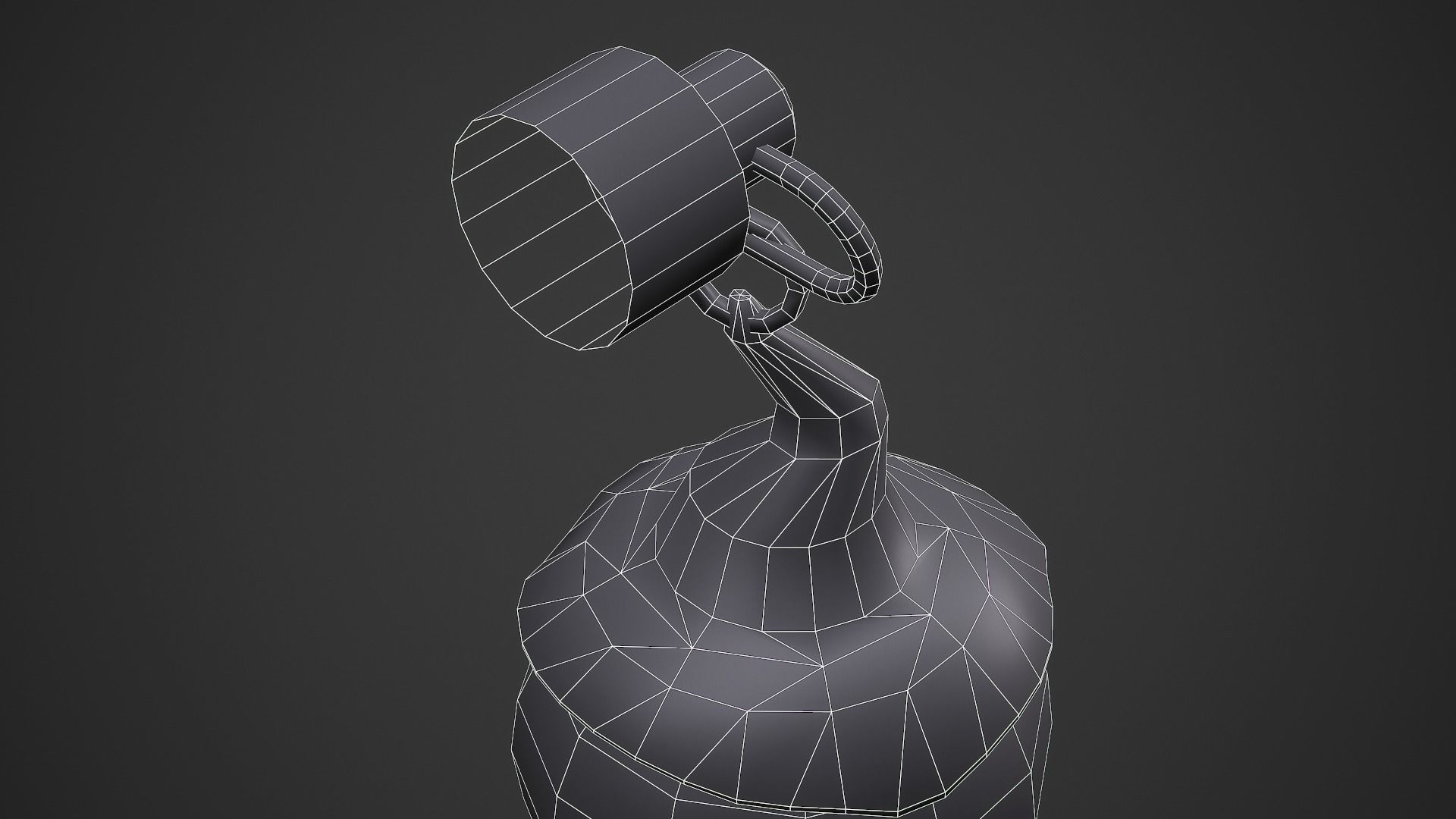 Halloween Pumpkin Weapon Charm - Low Poly Game Ready Low-poly 3D model_15