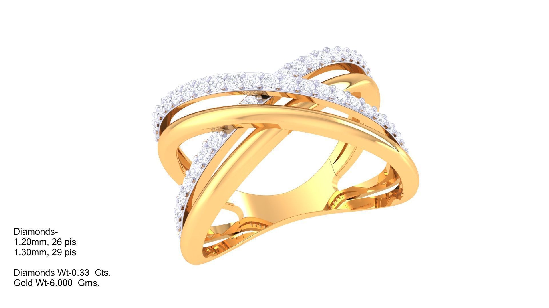 Engagement Band Ring 3dm STL OBJ FBX Renders Details 3D print model_1