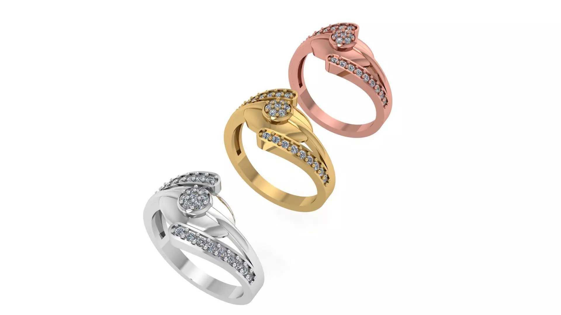 Engagement Ring Free 3D print model_0