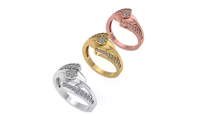 Engagement Ring Free 3D print model