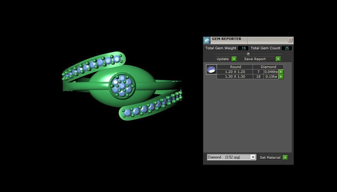 Engagement Ring Free 3D print model_23