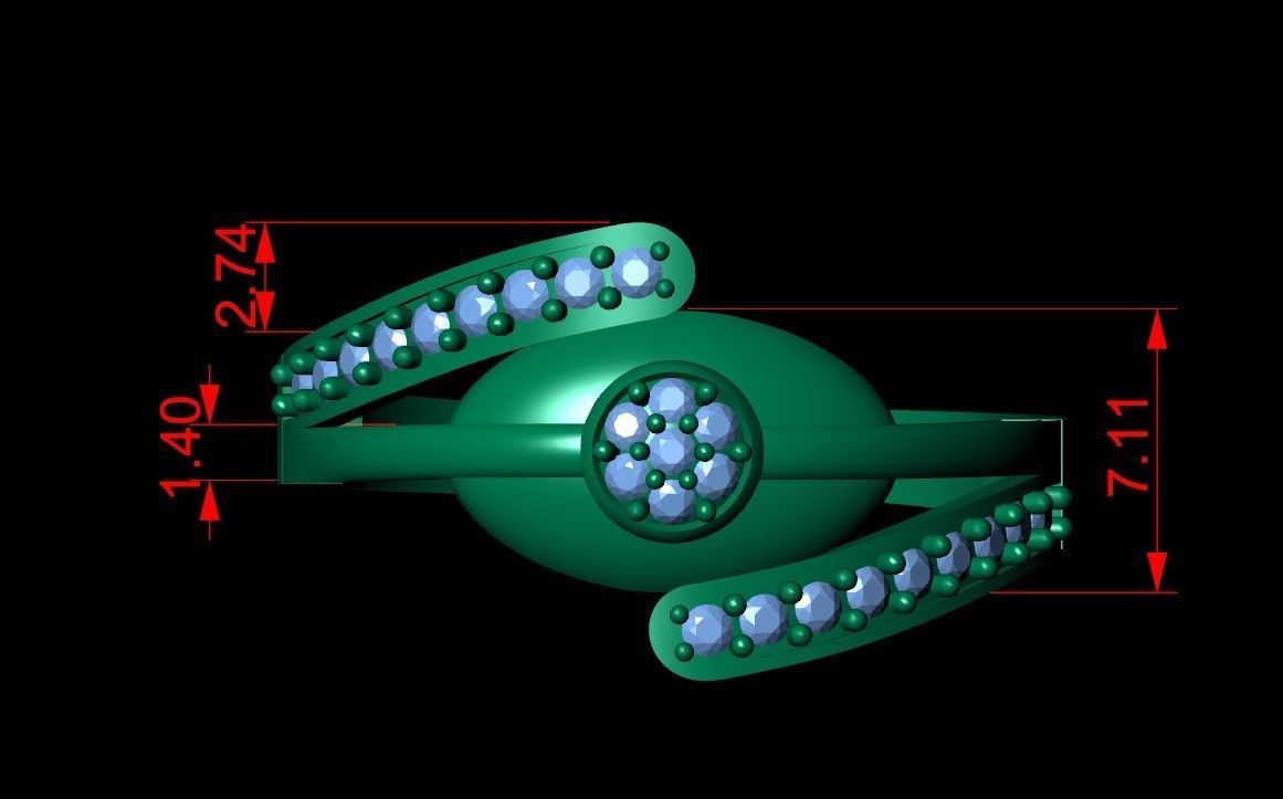 Engagement Ring Free 3D print model_18