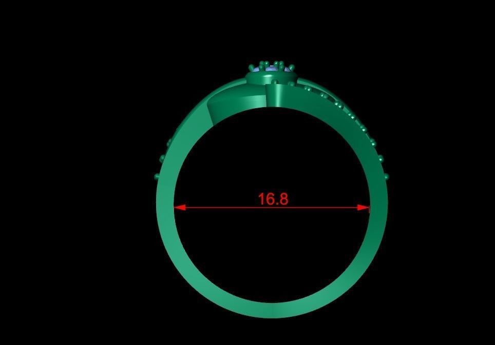Engagement Ring Free 3D print model_16