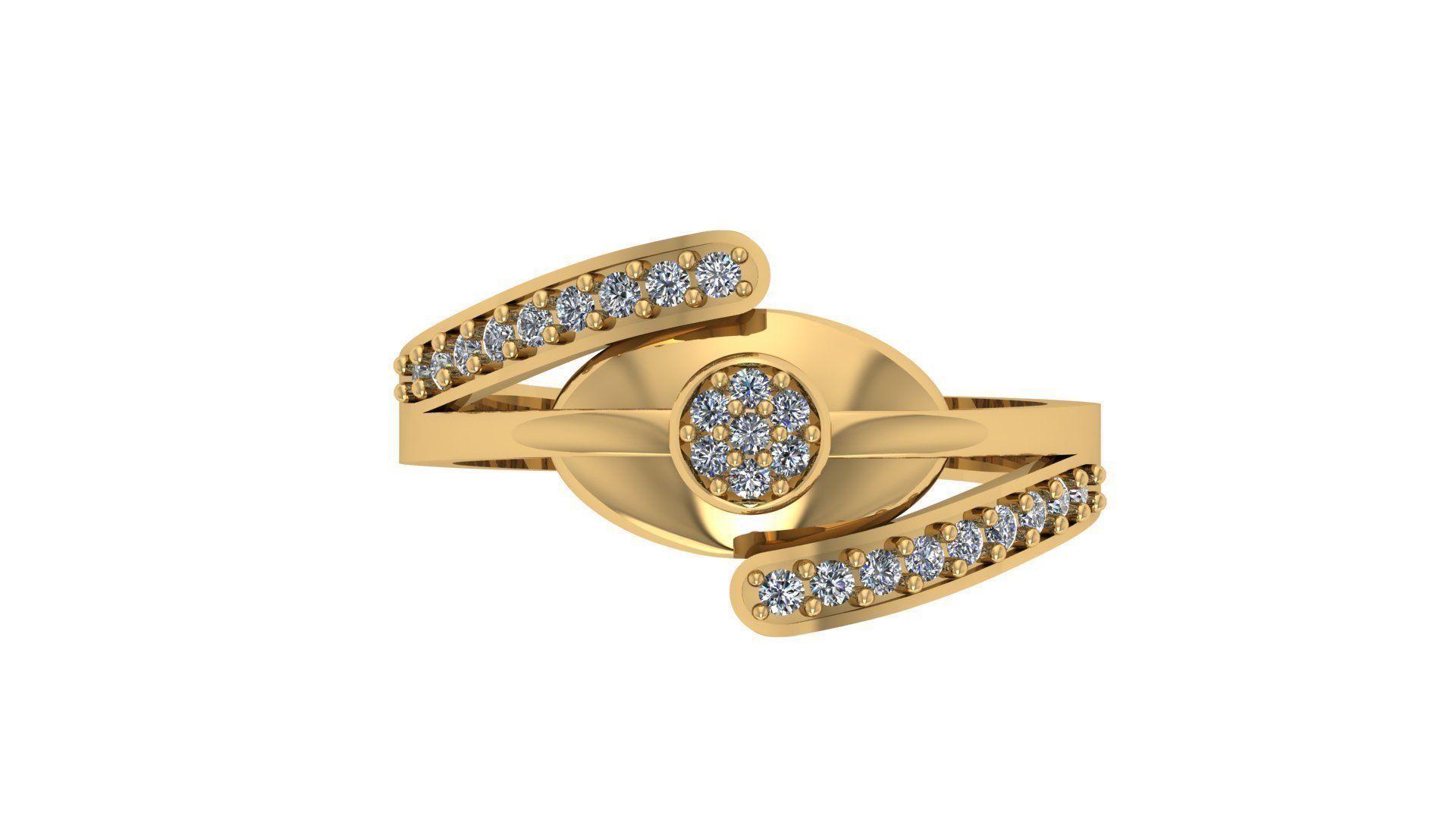 Engagement Ring Free 3D print model_6