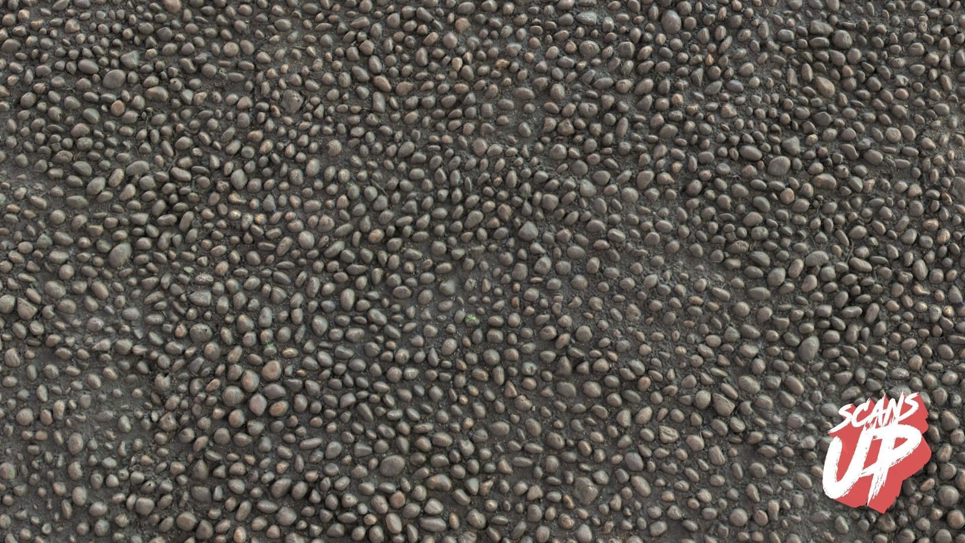 Cobblestones TILE 01 - Stonelake3D Texture_2