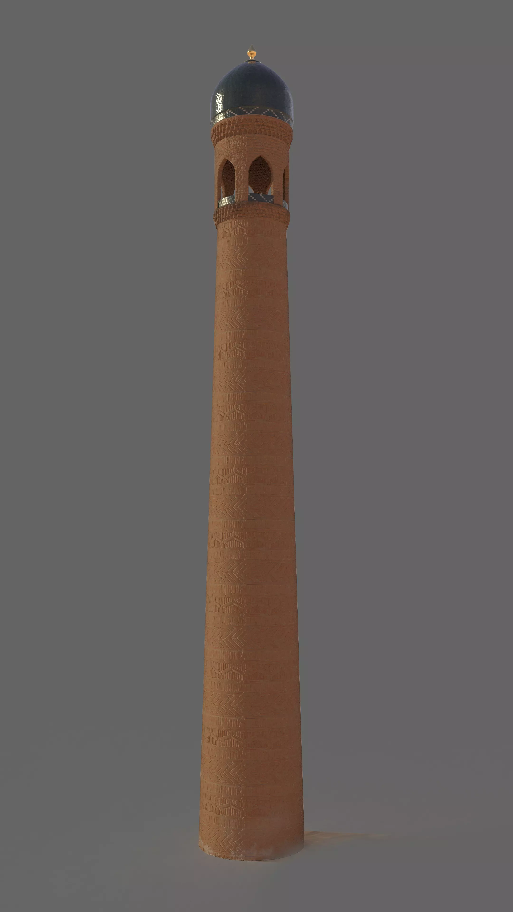 Samarkand Historical Building 1 Low-poly 3D model_0