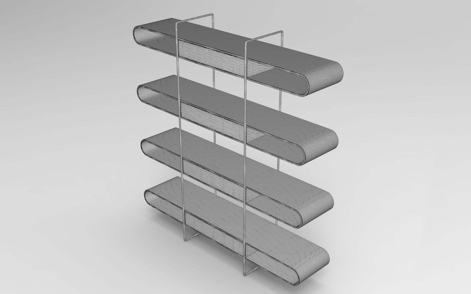 Vigo Bookcase 3D model_6