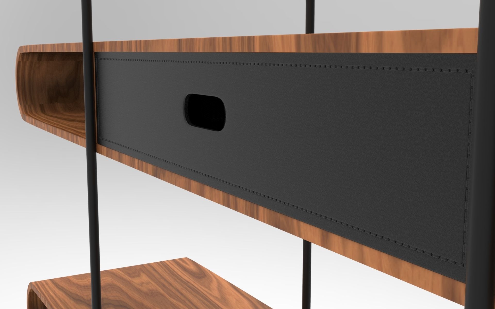 Vigo Bookcase 3D model_3