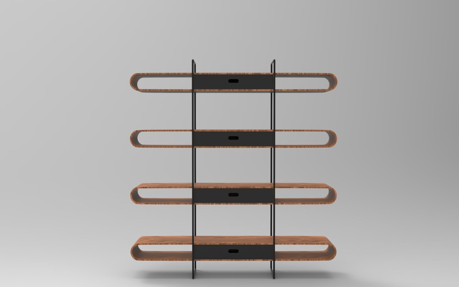 Vigo Bookcase 3D model_4