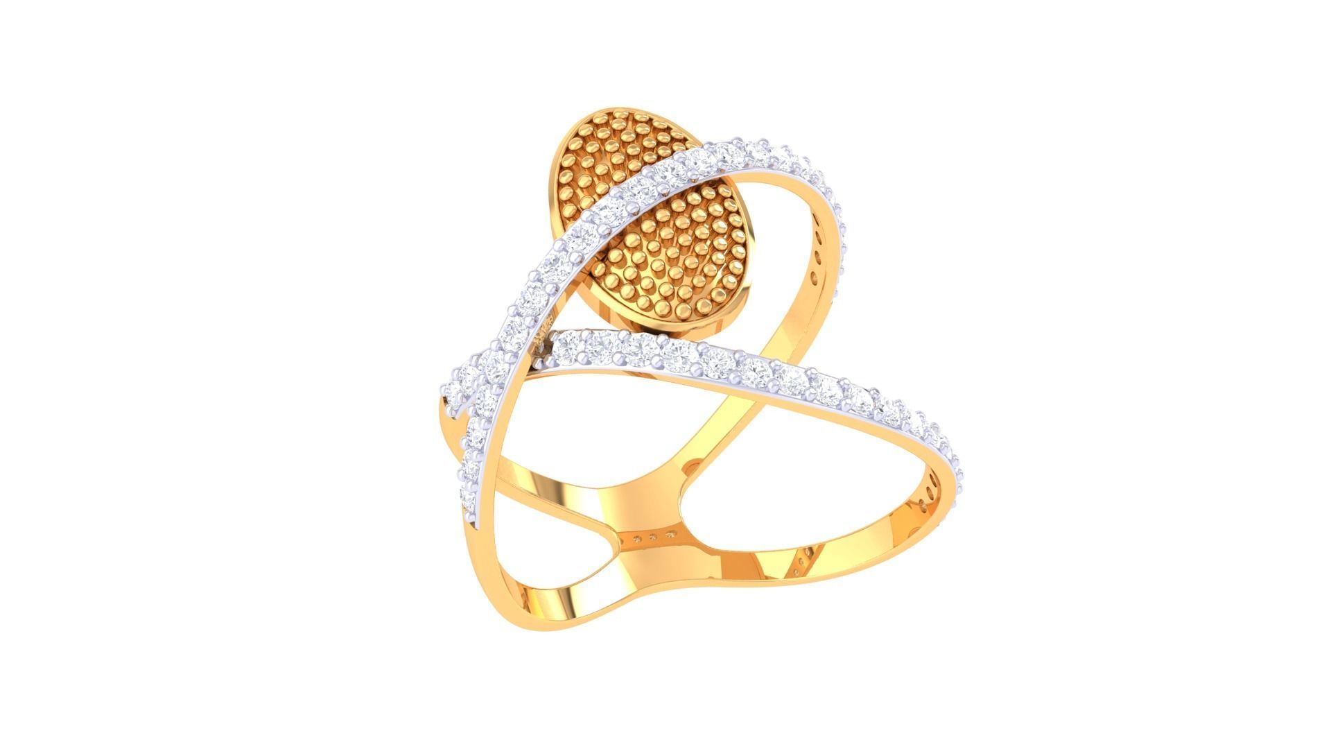 Engagement Band Ring 3dm STL OBJ FBX Renders Details 3D print model_2