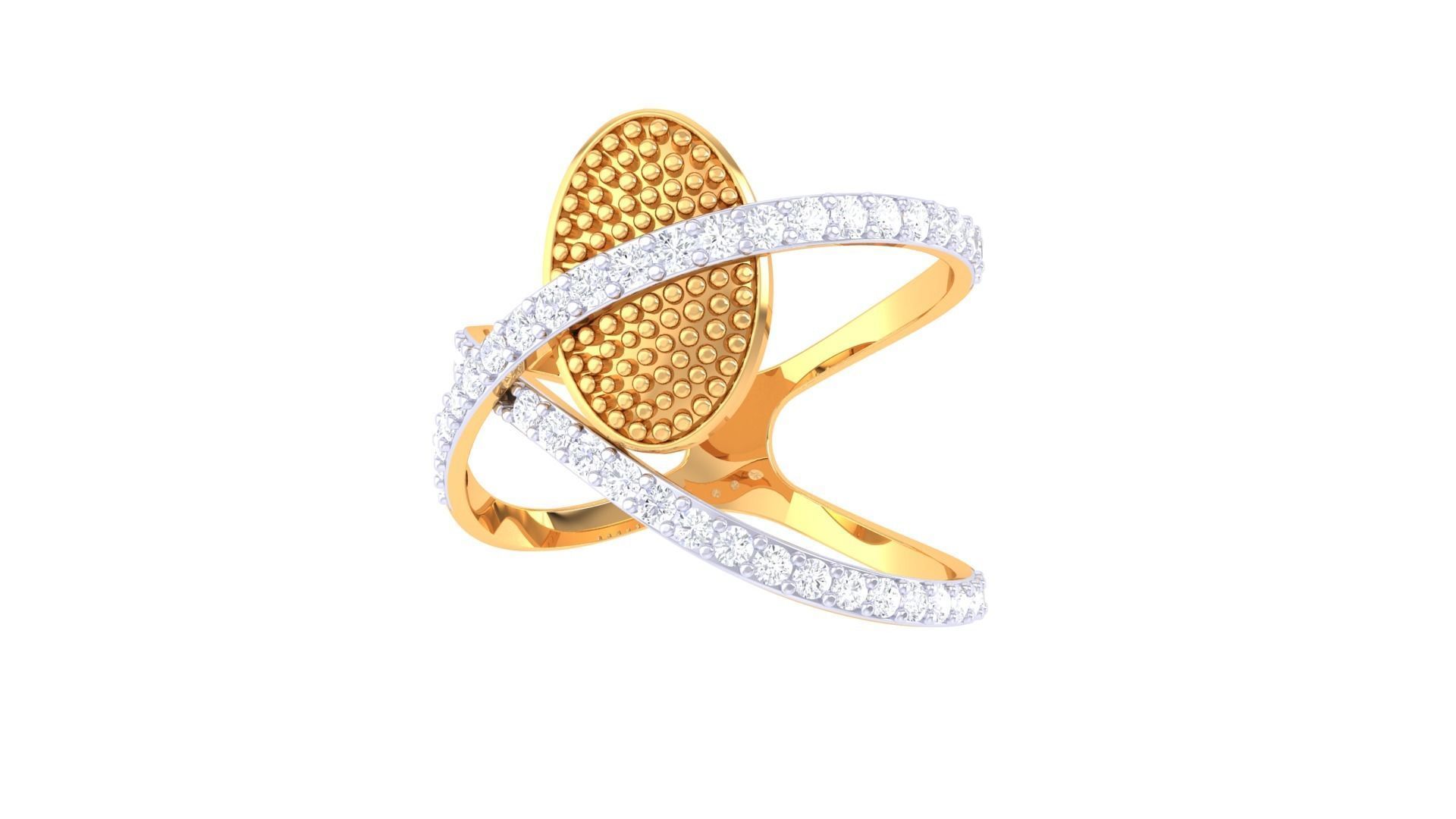 Engagement Band Ring 3dm STL OBJ FBX Renders Details 3D print model_3