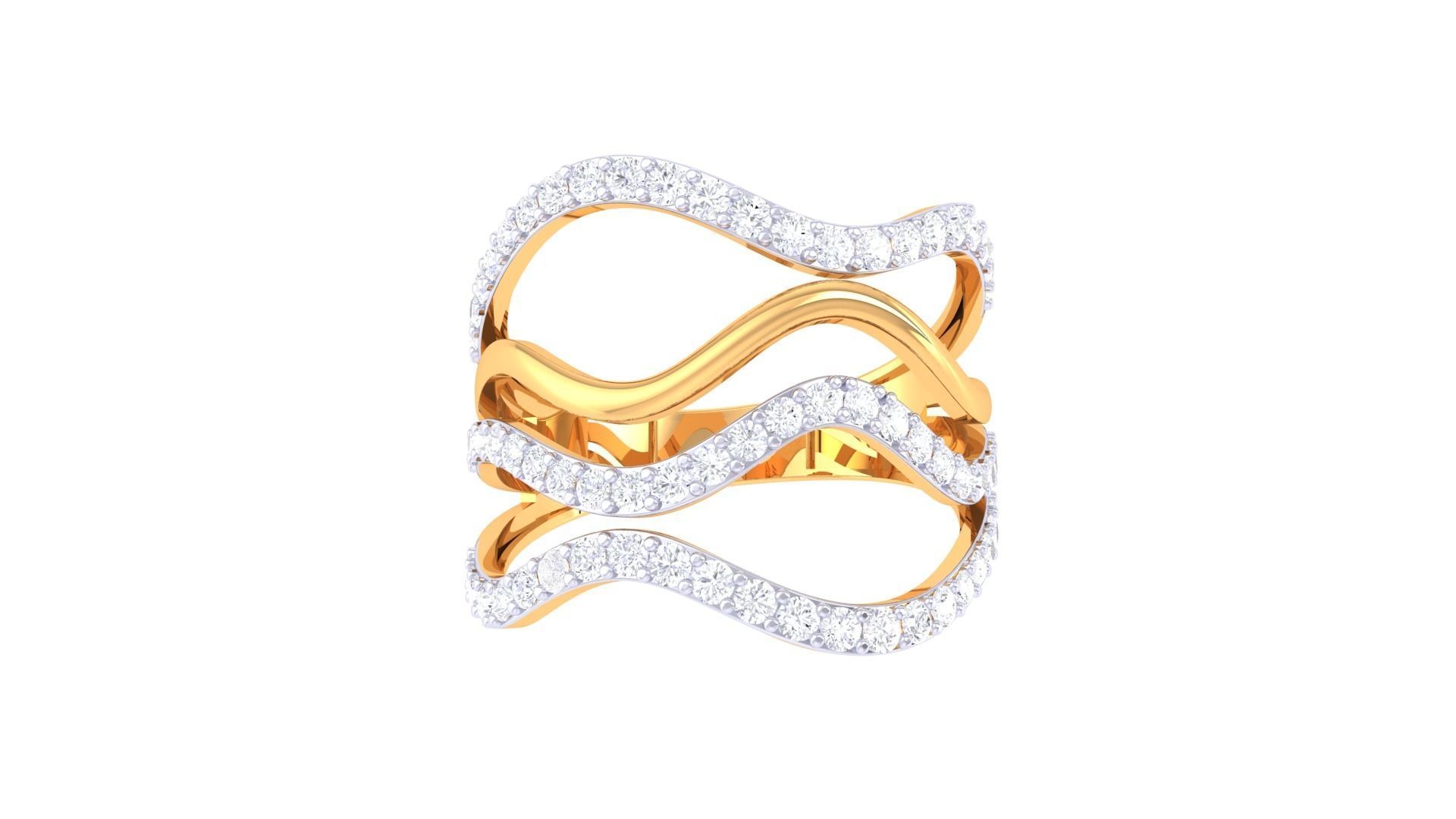 Engagement Band Ring 3dm STL OBJ FBX Renders Details 3D print model_3