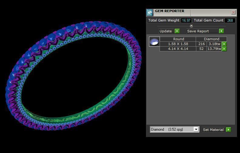 Bracelet 3D print model_5