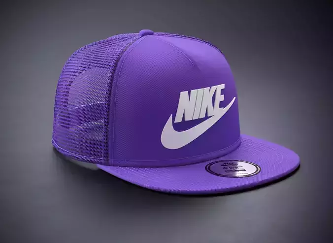 Purple Cap Trucker 