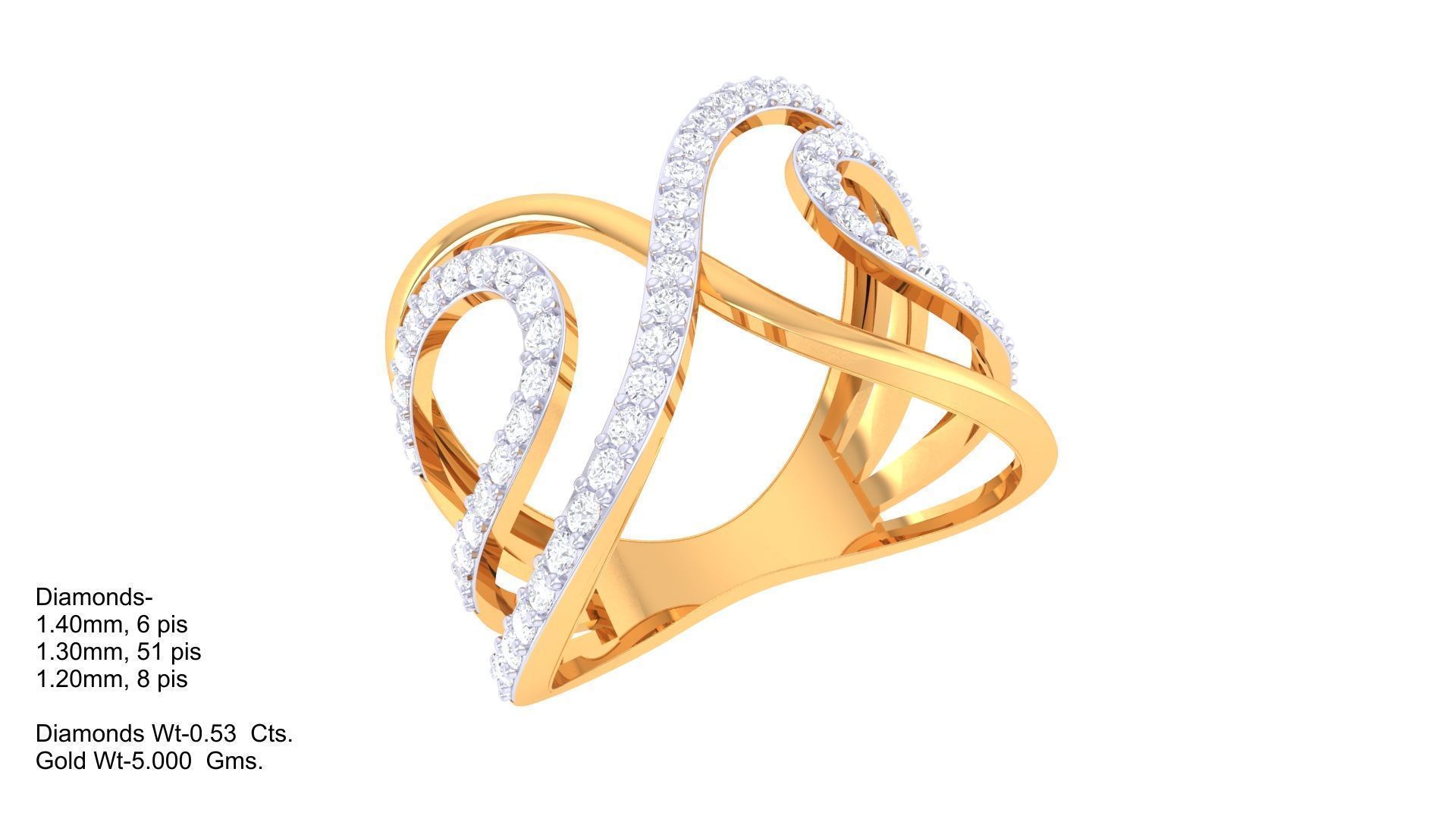 Engagement Band Ring 3dm STL OBJ FBX Renders Details 3D print model_1