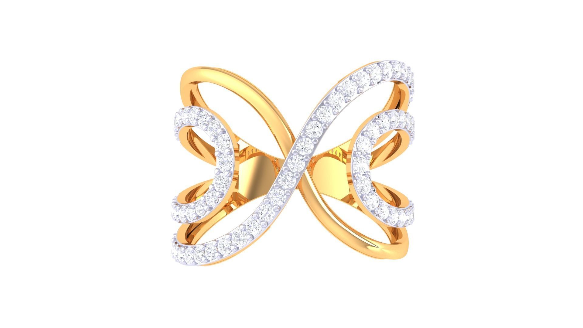 Engagement Band Ring 3dm STL OBJ FBX Renders Details 3D print model_3