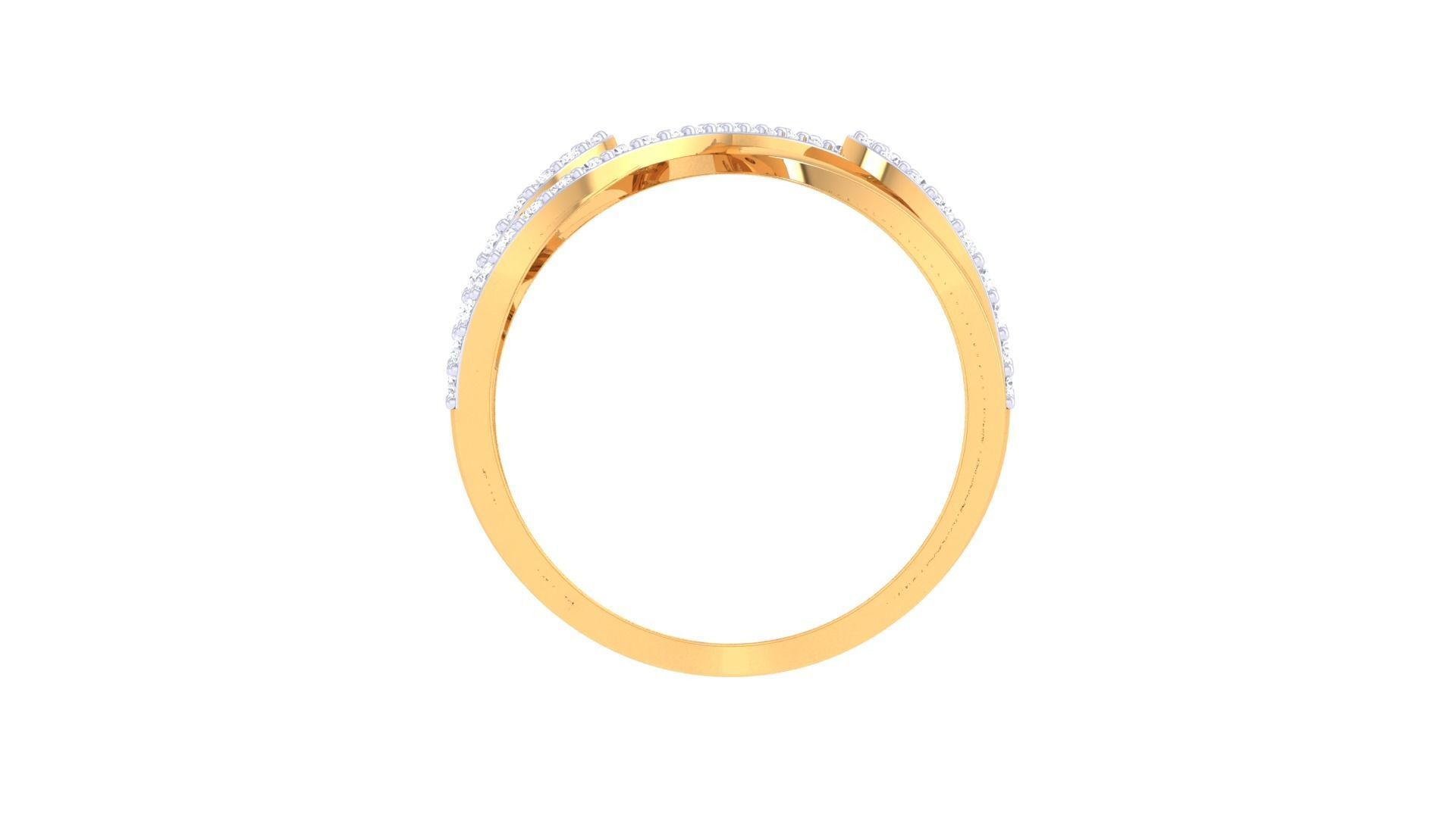 Engagement Band Ring 3dm STL OBJ FBX Renders Details 3D print model_4