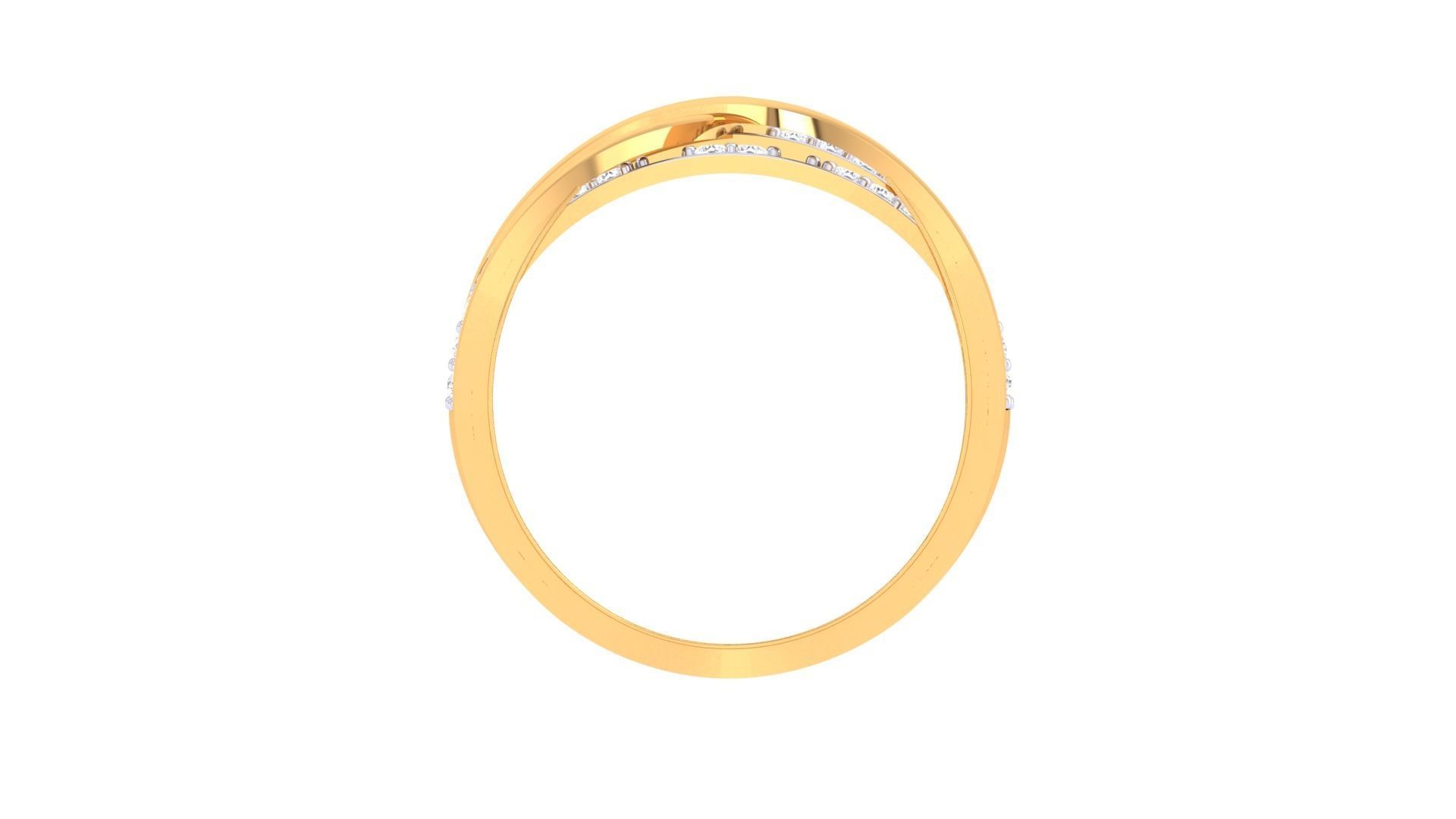 Engagement Band Ring 3dm STL OBJ FBX Renders Details 3D print model_4