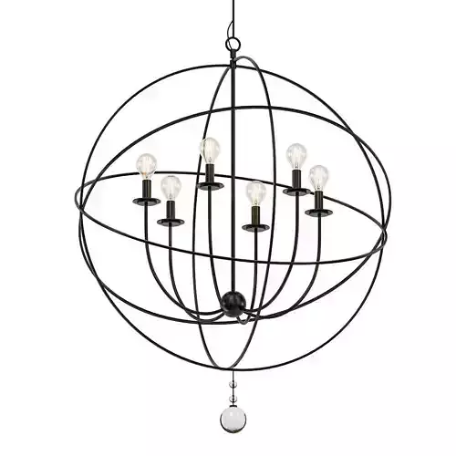 Solaris 6 sphere chandelier