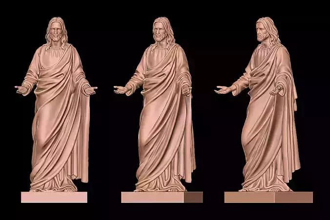 blessing jesus 3d print 