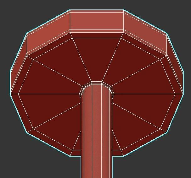 Globo 5 pendant light with gold balls 3D model_3