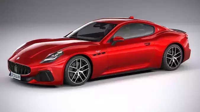 Maserati GranTurismo Trofeo 2023 3D model