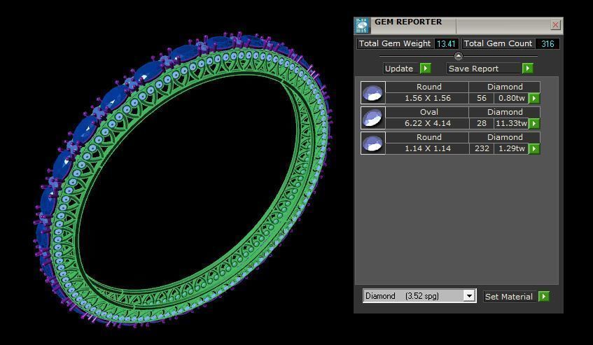 Bracelet  3D print model_5