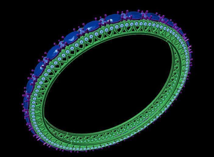 Bracelet  3D print model_2