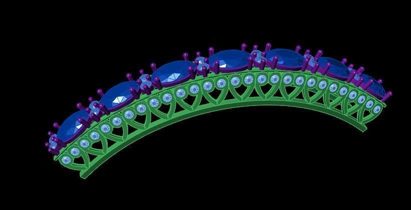 Bracelet  3D print model_3