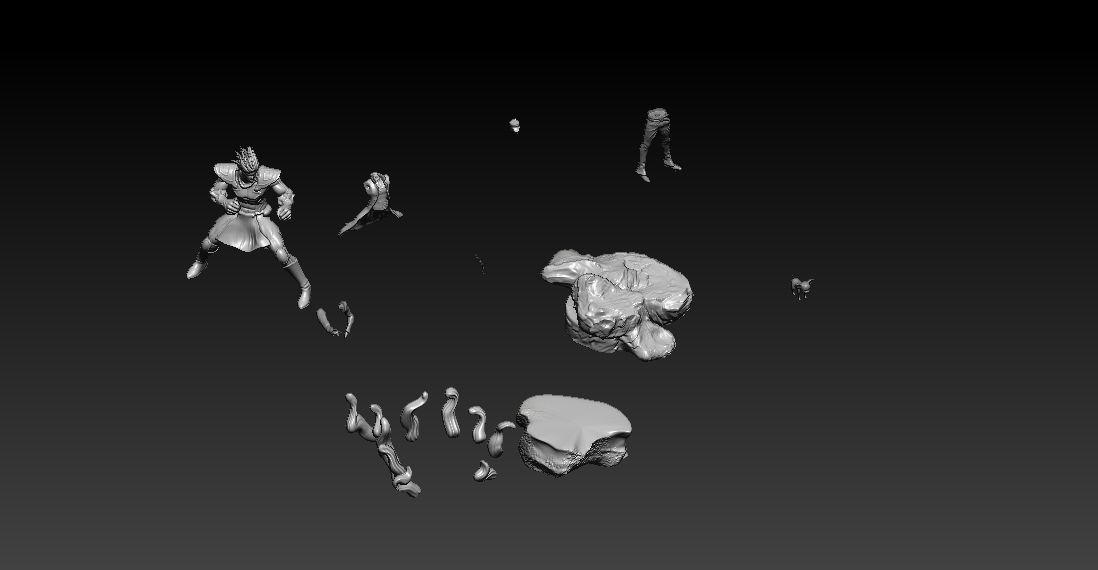 JOJO and Star platium - Bizarre Adventure - 3d model - 3d print 3D print model_2