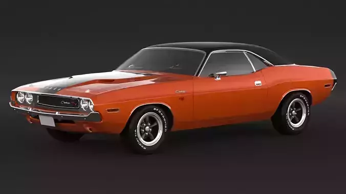 1970 Dodge Challenger RT 3D model