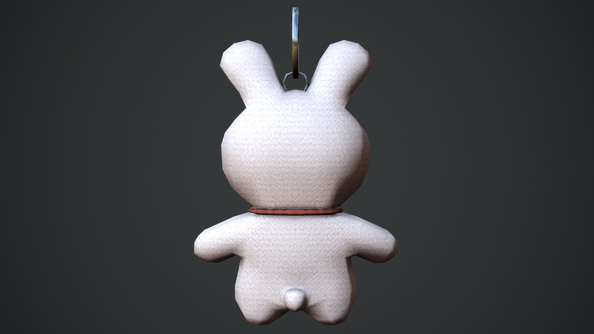 Rabbit Weapon Charm - Low Poly Game Ready Low-poly 3D model_10