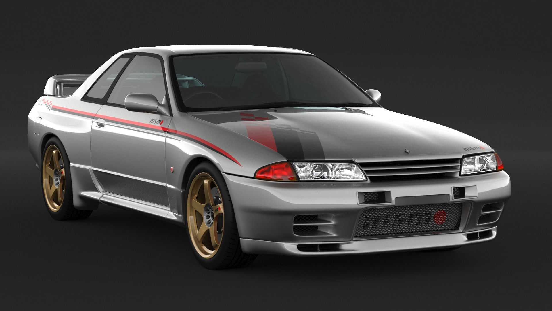Nissan Skyline GT-R R32 nismo 3D model_2