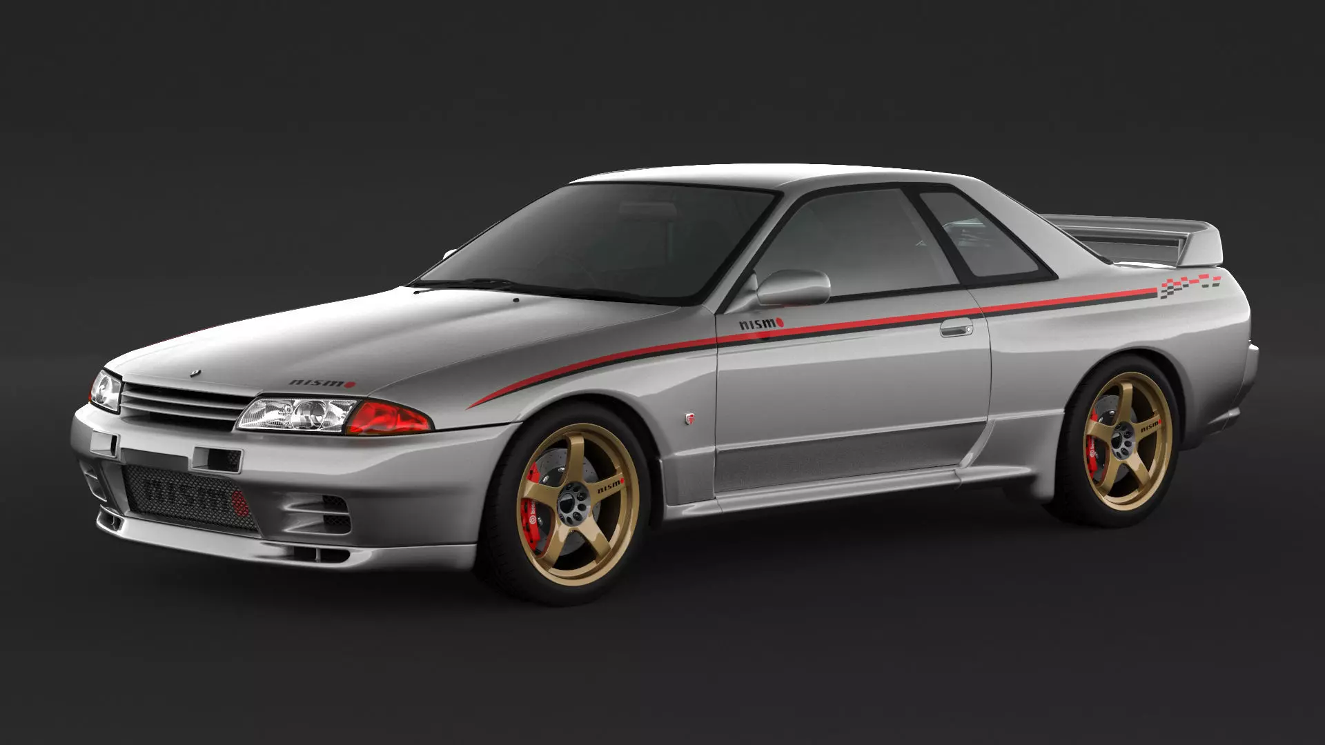 Nissan Skyline GT-R R32 nismo 3D model_0
