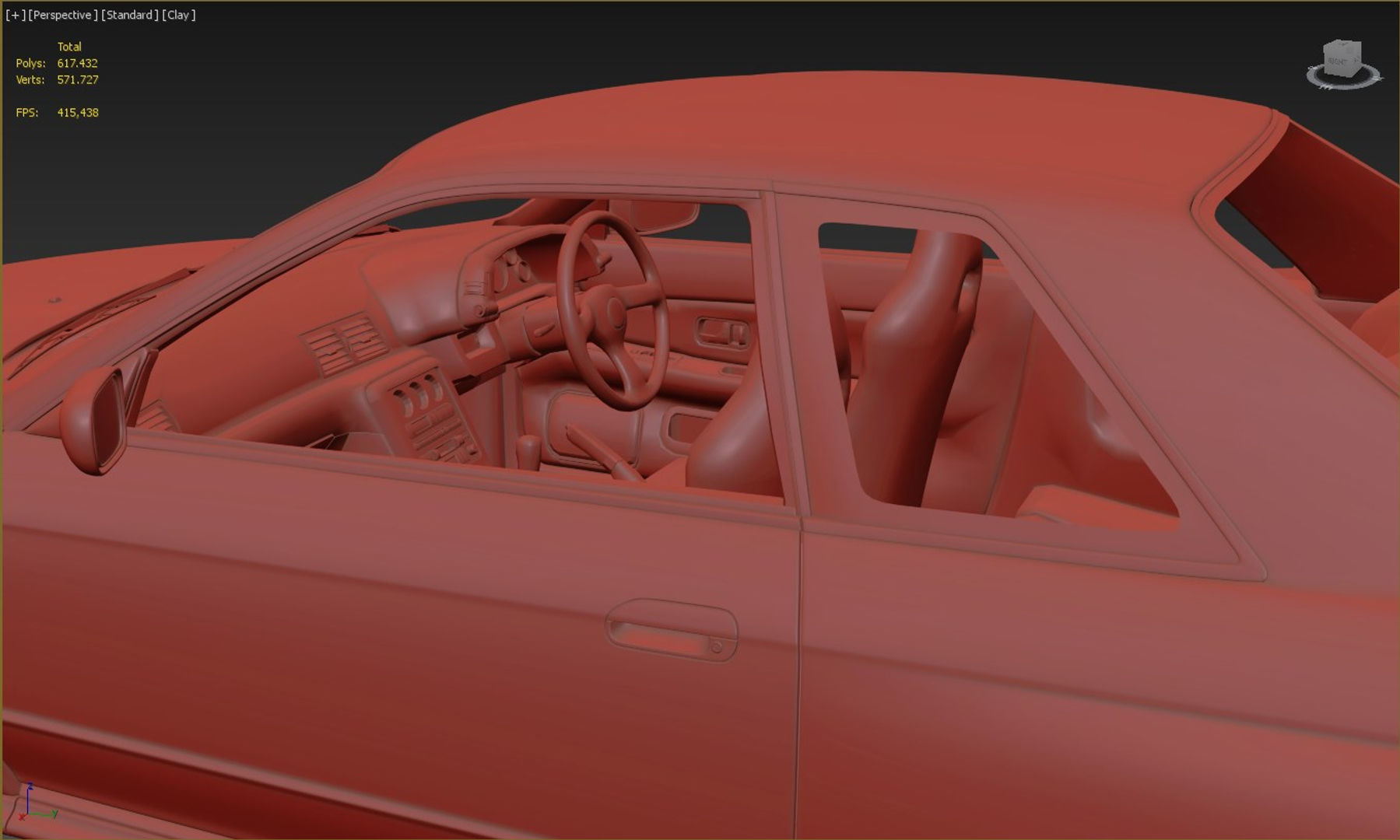 Nissan Skyline GT-R R32 nismo 3D model_14