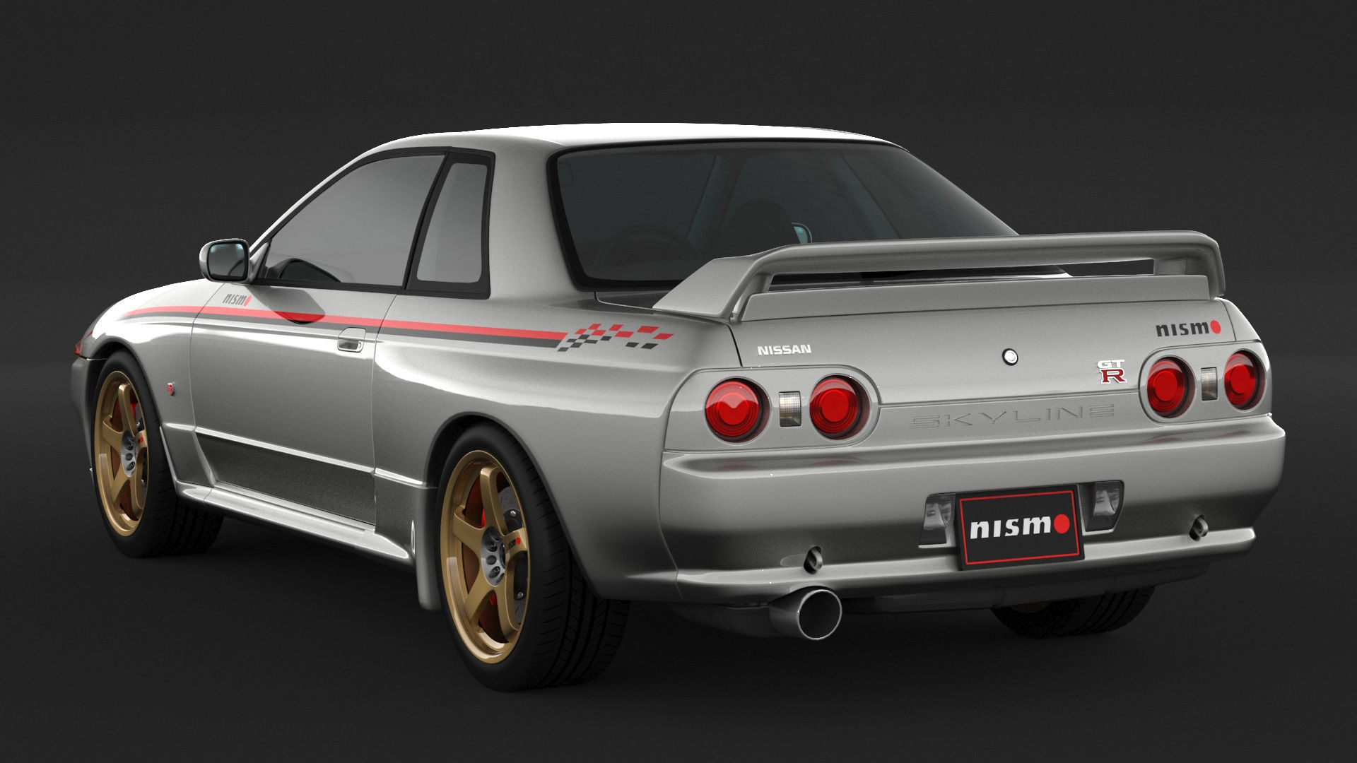 Nissan Skyline GT-R R32 nismo 3D model_3